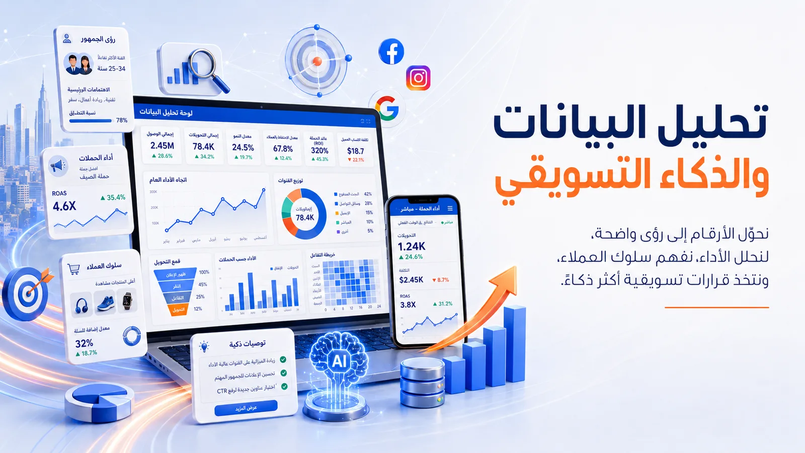 تحليل البيانات والذكاء التسويقي